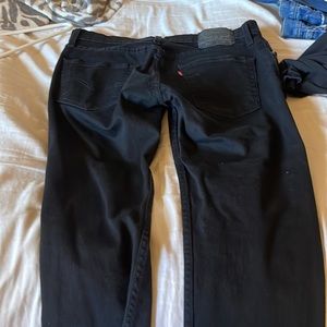 Black denim Levi’s